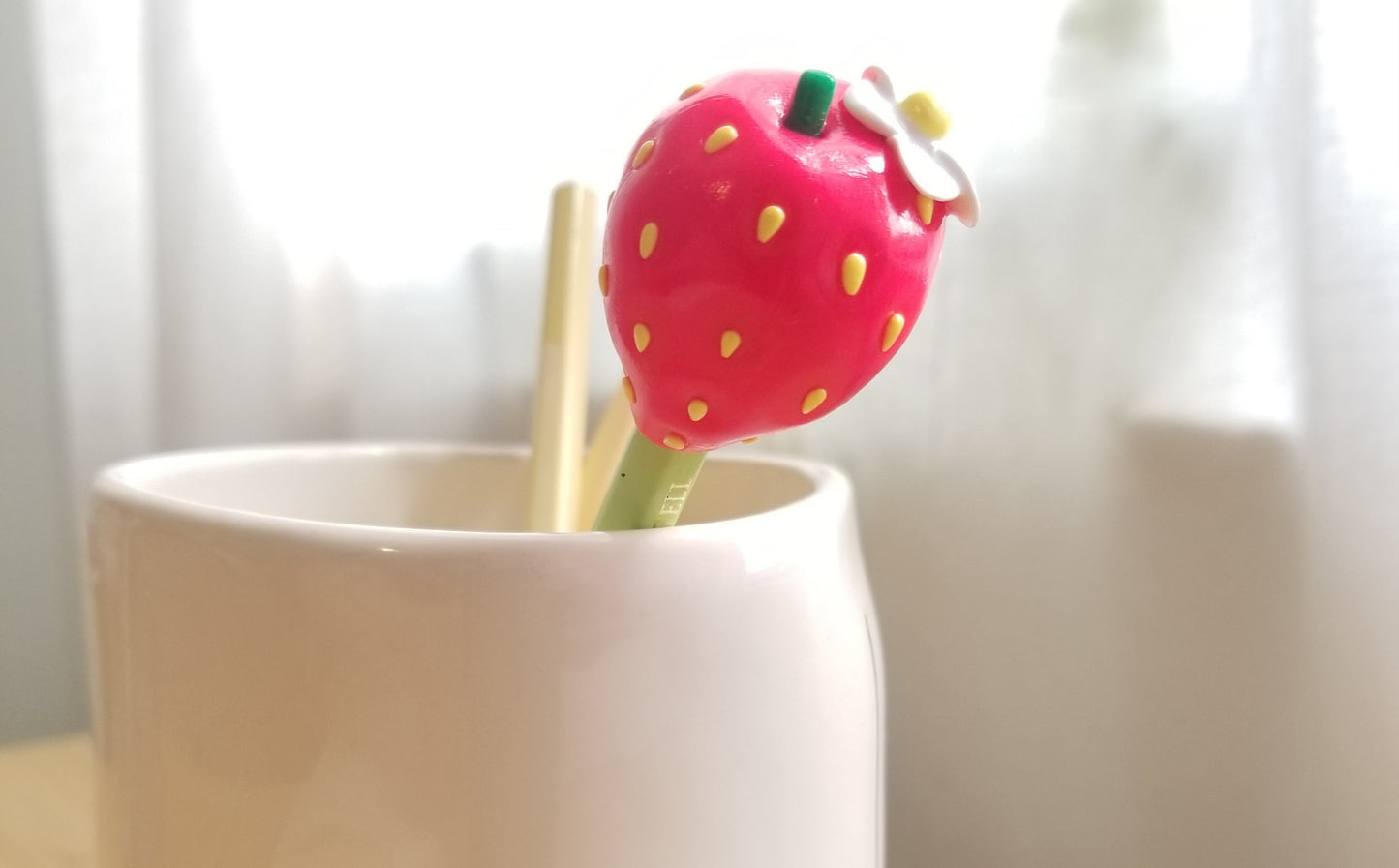 Strawberry Pencil Topper