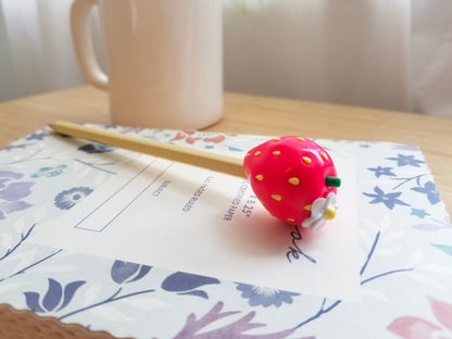 Strawberry Pencil Topper