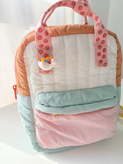 Large White Duck Keychain