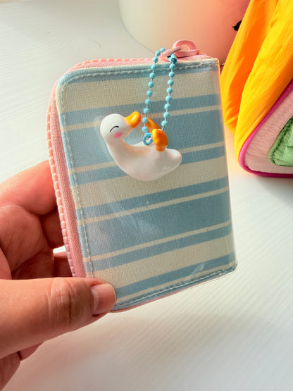 Large White Duck Keychain