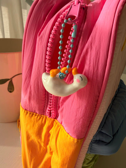 Large White Duck Keychain