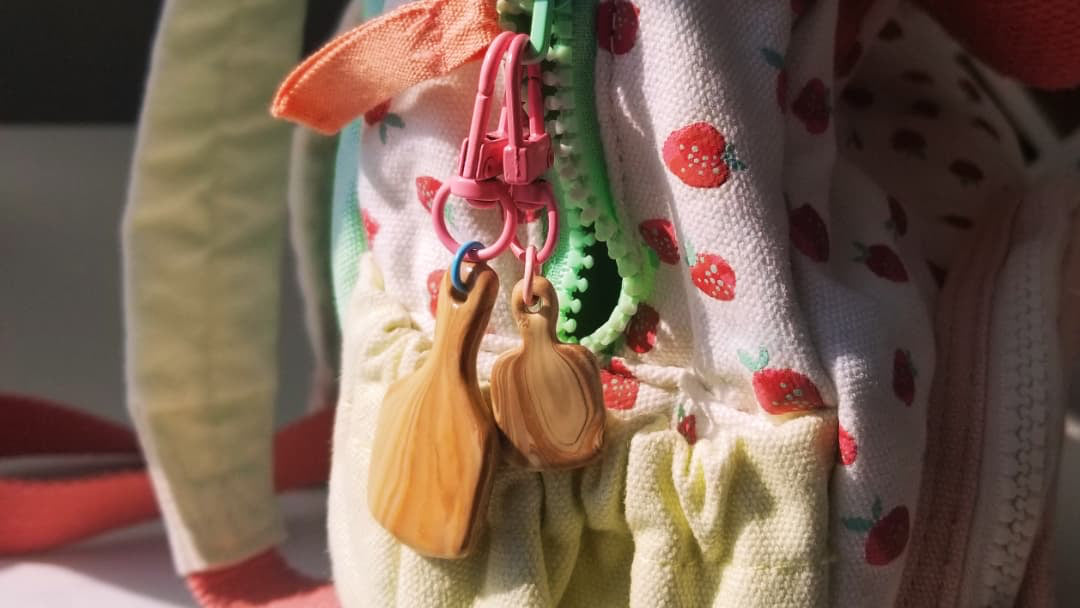 Mini Cutting Board Keychain