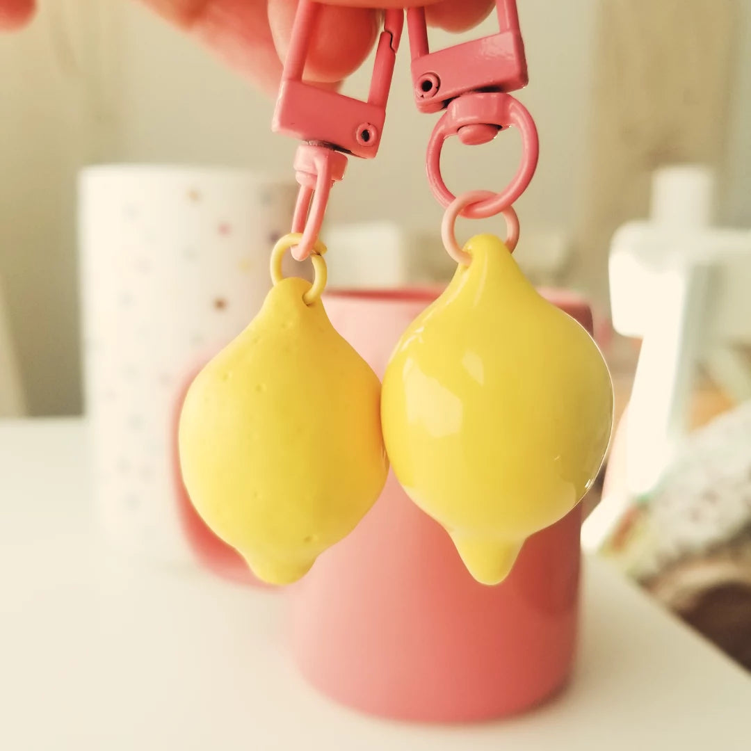 Lemon Keychain